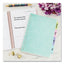Ultra Tabs Repositionable Tabs, Margin Tabs: 2.5" X 1", 1/5-cut, Assorted Pastel Colors, 48/pack