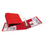 Heavy-duty Non-view Binder With Durahinge And Locking One Touch Ezd Rings, 3 Rings, 4" Capacity, 11 X 8.5, Red