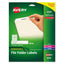 Removable File Folder Labels With Sure Feed Technology, 0.66 X 3.44, White, 30/sheet, 25 Sheets/pack