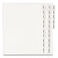 Preprinted Legal Exhibit Side Tab Index Dividers, Allstate Style, 25-tab, Exhibit 1 To Exhibit 25, 11 X 8.5, White, 1 Set