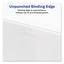 Preprinted Legal Exhibit Side Tab Index Dividers, Allstate Style, 26-tab, J, 11 X 8.5, White, 25/pack
