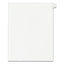 Preprinted Legal Exhibit Side Tab Index Dividers, Allstate Style, 10-tab, 1, 11 X 8.5, White, 25/pack