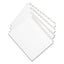 Preprinted Legal Exhibit Side Tab Index Dividers, Allstate Style, 10-tab, 2, 11 X 8.5, White, 25/pack