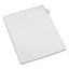 Preprinted Legal Exhibit Side Tab Index Dividers, Allstate Style, 10-tab, 4, 11 X 8.5, White, 25/pack