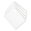 Preprinted Legal Exhibit Side Tab Index Dividers, Allstate Style, 10-tab, 4, 11 X 8.5, White, 25/pack