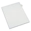 Preprinted Legal Exhibit Side Tab Index Dividers, Allstate Style, 10-tab, 5, 11 X 8.5, White, 25/pack