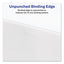 Preprinted Legal Exhibit Side Tab Index Dividers, Allstate Style, 10-tab, 5, 11 X 8.5, White, 25/pack