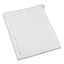 Preprinted Legal Exhibit Side Tab Index Dividers, Allstate Style, 10-tab, 25, 11 X 8.5, White, 25/pack
