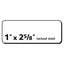 Vibrant Inkjet Color-print Labels W/ Sure Feed, 1 X 2.63, Matte White, 600/pk