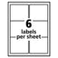 Vibrant Inkjet Color-print Labels W/ Sure Feed, 3.33 X 4, Matte White, 120/pk