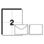 Note Cards With Matching Envelopes, Inkjet, 85 Lb, 4.25 X 5.5, Matte White, 60 Cards, 2 Cards/sheet, 30 Sheets/pack