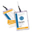 Lanyard-style Badge Holder W/laser/inkjet Inserts, Top Load, 4.25 X 6, We, 75/pk