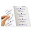 Matte Clear Easy Peel Mailing Labels W/ Sure Feed Technology, Inkjet Printers, 2 X 4, Clear, 10/sheet, 25 Sheets/pack