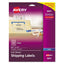 Matte Clear Shipping Labels, Inkjet Printers, 8.5 X 11, Clear, 25/pack