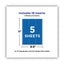 Binder Spine Inserts, 3" Spine Width, 3 Inserts/sheet, 5 Sheets/pack