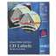 Inkjet Full-face Cd Labels, Glossy White, 20/pack