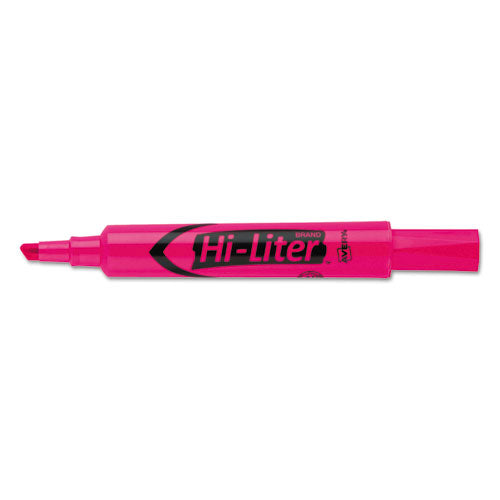 Hi-liter Desk-style Highlighter Value Pack, Fluorescent Yellow Ink, Chisel Tip, Yellow/black Barrel, 36/box