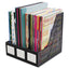 Literature File, Three Slots, 10 X 10 X 10.25, Black