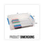 Super Stacker Large Pencil Box, Plastic, 9 X 5.5 X 2.62, Clear