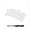 Super Stacker Pencil Box, Plastic, 8.25 X 3.75 X 1.5, Clear
