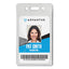 Proximity Id Badge Holders, Vertical, Clear 2.68" X 4.38" Holder, 2.38" X 3.63" Insert, 50/pack