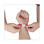 Crowd Management Wristbands, Sequentially Numbered, 9.75" X 0.75", Red, 500/pack