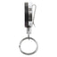 Heavy-duty Retractable Id Card Reel, 18.5" Extension, Black/chrome, 6/pack