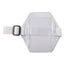 Arm Badge Holders, Vertical, Textured Clear 5" X 5" Holder, 2.5" X 4" Insert, 12/pack