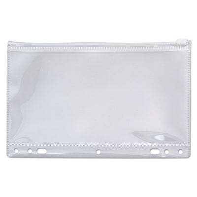 Zip-all Ring Binder Pocket, 6 X 9.5, Clear