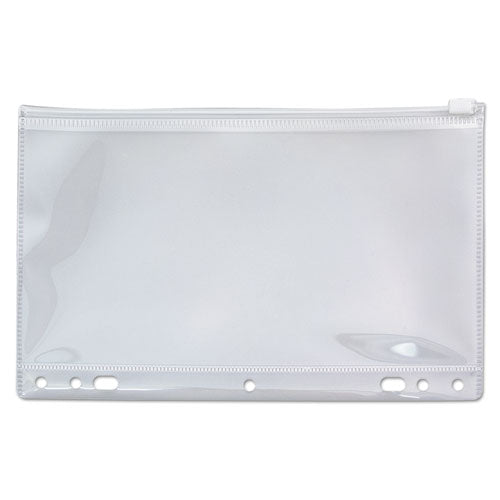 Zip-all Ring Binder Pocket, 6 X 9.5, Clear