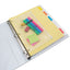Zip-all Ring Binder Pocket, 8.5 X 11, Clear