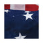 Deluxe U.s. Flag And Staff Set, 60" X 36" Flag, 8 Ft Oak Staff, 2" Gold Fringe, 7" Goldtone Eagle, Heavyweight Nylon