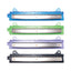 6-sheet Trident Binder Punch, Three-hole, 1/4" Holes, Assorted Colors
