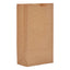 Grocery Paper Bags, 35 Lb Capacity, #10, 6.31" X 4.19" X 13.38", Kraft, 500 Bags
