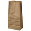 Grocery Paper Bags, 40 Lb Capacity, #16, 7.75" X 4.81" X 16", Kraft, 500 Bags