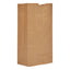 Grocery Paper Bags, #20, 8.25" X 5.94" X 16.13", Kraft, 500 Bags