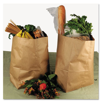 Grocery Paper Bags, #20, 8.25" X 5.94" X 16.13", Kraft, 500 Bags