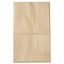 Grocery Paper Bags, 40 Lb Capacity, #20 Squat, 8.25" X 5.94" X 13.38", Kraft, 500 Bags