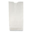Grocery Paper Bags, 35 Lb Capacity, #10, 6.31" X 4.19" X 13.38", White, 500 Bags