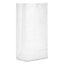Grocery Paper Bags, 35 Lb Capacity, #10, 6.31" X 4.19" X 13.38", White, 500 Bags