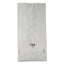 Grocery Paper Bags, 35 Lb Capacity, #10, 6.31" X 4.19" X 13.38", White, 500 Bags