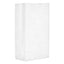Grocery Paper Bags, 40 Lb Capacity, #12, 7.06" X 4.5" X 13.75", White, 500 Bags