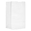 Grocery Paper Bags, 40 Lb Capacity, #20 Squat, 8.25" X 5.94" X 13.38", White, 500 Bags