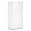 Grocery Paper Bags, 30 Lb Capacity, #2, 4.31" X 2.44" X 7.88", White, 500 Bags