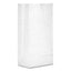 Grocery Paper Bags, 35 Lb Capacity, #6, 6" X 3.63" X 11.06", White, 500 Bags
