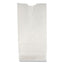 Grocery Paper Bags, 35 Lb Capacity, #6, 6" X 3.63" X 11.06", White, 500 Bags