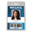 Sicurix Proximity Badge Holder, Vertical, 2 1/2w X 4 1/2h, Clear, 50/pack