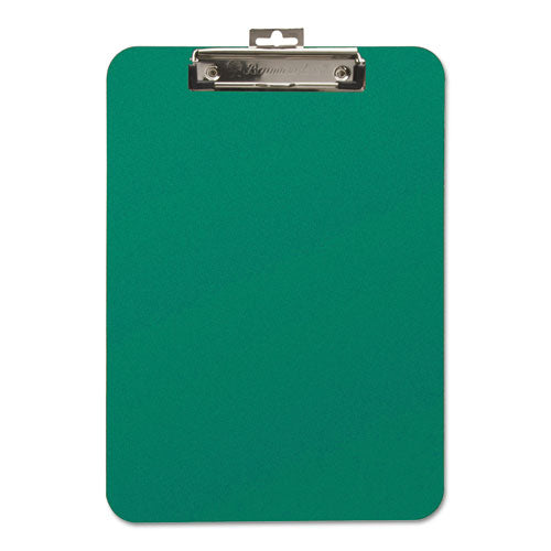 Unbreakable Recycled Clipboard, 0.25" Clip Capacity, Holds 8.5 X 11 Sheets, Green