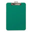 Unbreakable Recycled Clipboard, 0.25" Clip Capacity, Holds 8.5 X 11 Sheets, Green