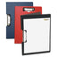 Portfolio Clipboard With Low-profile Clip, Portrait Orientation, 0.5" Clip Capacity, Holds 8.5 X 11 Sheets, Red